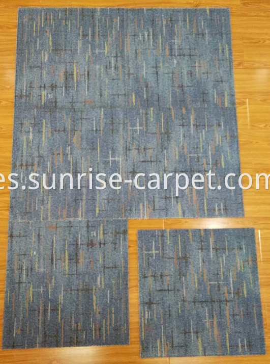 Nylone carpet tile with pvc backing